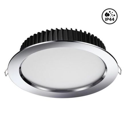358305 SPOT NT19 222 хром Встраиваемый св-к (драйвер в комплект не входит) IP44 LED3000K 20W DRUM