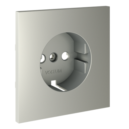 VLS000605 Накладка для розетки с заземлением, S70 (сталь). (ТМ Maytoni)