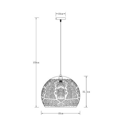 Подвесной светильник Arte Lamp CELESTA A7057SP-1WH, 1хE27