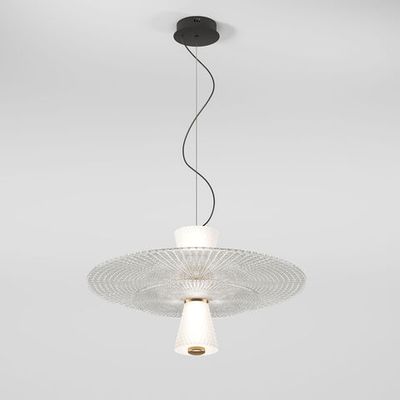 Подвесной светильник с акриловым и стекляными плафонами 40029/1 LED/ белый