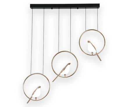 08446-3A,33 Подвес Арси черный/золото w91 h150 Led 3*10W (4000K)