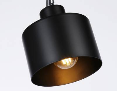 Настенно-потолочный спот в стиле лофт TR8142/2 BK черный E27*2 max 40W 340*120*180