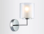 Светильник настенный LH56005 СH/FR хром/белый матовый E14 max 40W 190*120*220