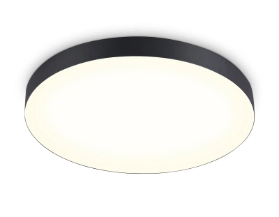Светильник светодиодный потолочный FV5537 BK черный LED 90W 3000K D600*58 (Без ПДУ)