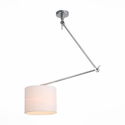 SL460.102.01 Светильник потолочный ST-Luce Хром/Белый E27 1*60W (из 2-х коробок)