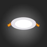 ST209.548.06 Св-к встр. Белый LED 1*6W 4000K 370Lm Ra80 110° IP20 D120xH8 90-265V