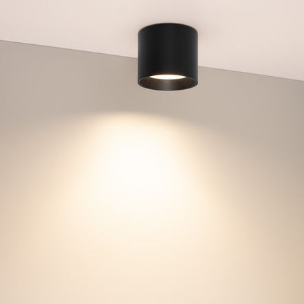 Светильник SP-BISCOTTO-R90-8W Warm3300-MIX (BK, 80 deg, 230V) (Arlight, IP54 Металл, 5 лет)