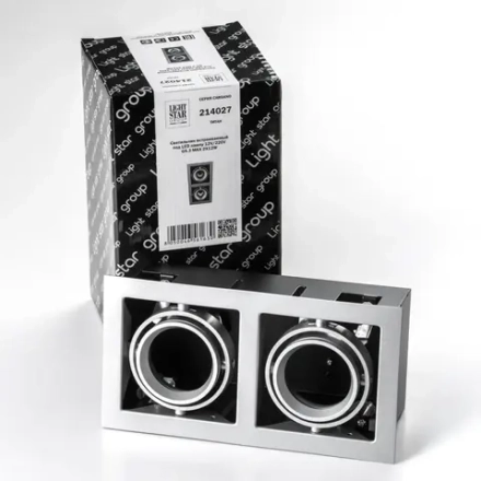 214027 Светильник CARDANO 16Х2 MR16/HP16 ТИТАН