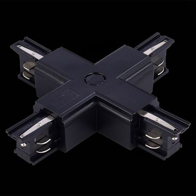 ST030.409.17 Х-образный токоподвод для трехфазного шинопровода ST-Luce Черный