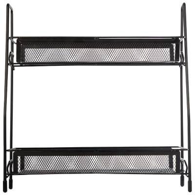 Этажерка настольная двухуровневая L’ordine Nero, 31,5*17*33 см