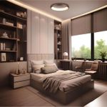 7773/56L AVRA LED SN Светильник металл/белый/кофейный LED 56Вт 3000-6000K D500 IP43 ССТ CHOCO