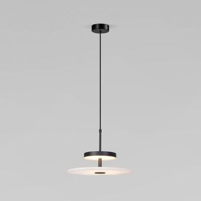 Светодиодный подвесной светильник с мраморным рассеивателем 40342 LED черный