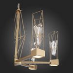 SL815.203.06 Люстра подвесная ST-Luce Матовое золото/Матовое золото, Прозрачный LED 6*8W 4000K