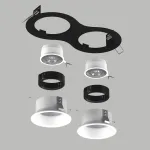 D6270606BMOD Светильник DOMINO ROUND  под LED модуль/лампу МR16 (214627+214606+214606+214007+214007)