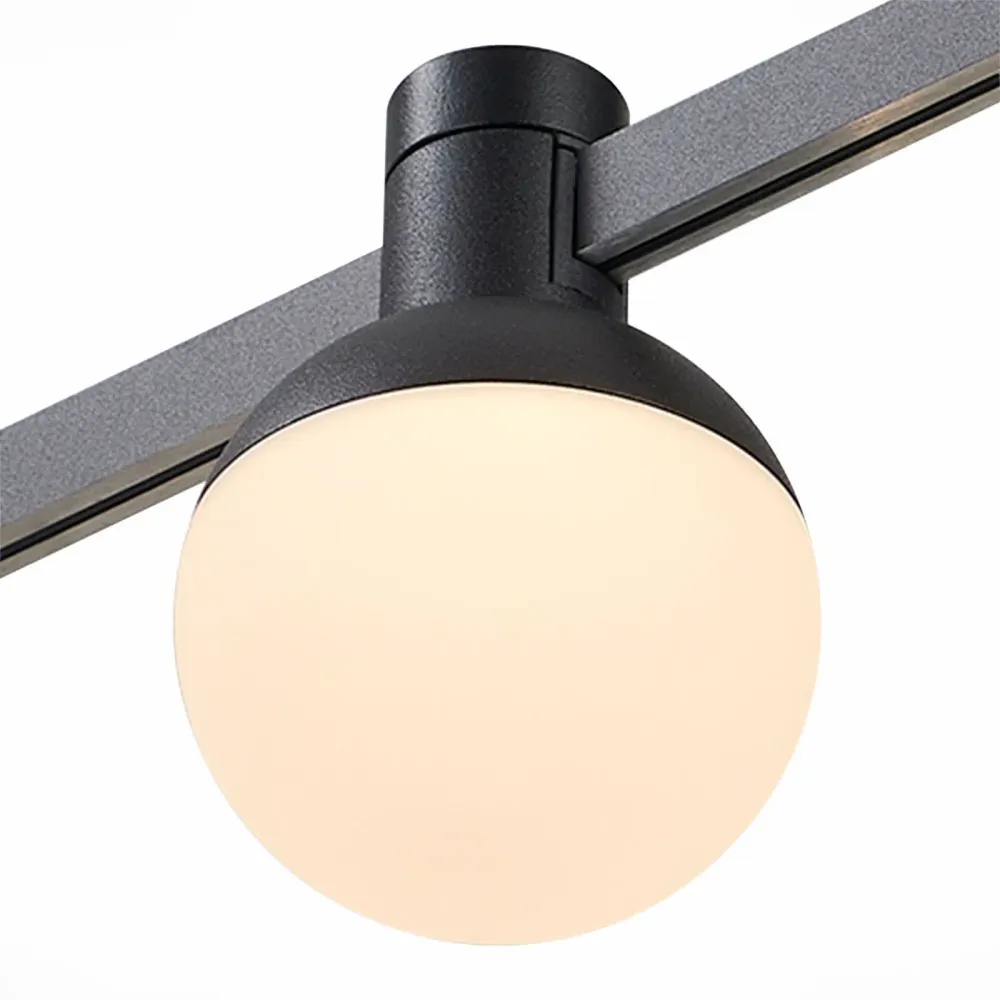 ST815.446.05 Магнитный трековый светильник FARM Черный LED 1*5W 4000K 78Lm Ra90 120 IP20 D75xH109 2