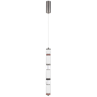 5456/18L L-VISION ODL_EX26 045 темный сатин.никель/терракот/черный Подвес LED 22W 4000K COLLIER