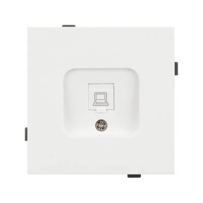 Механизм компьютерной розетки SCT-TENDO-MPC1-SFPL-WH (RJ-45, CAT6) (Arlight, -)