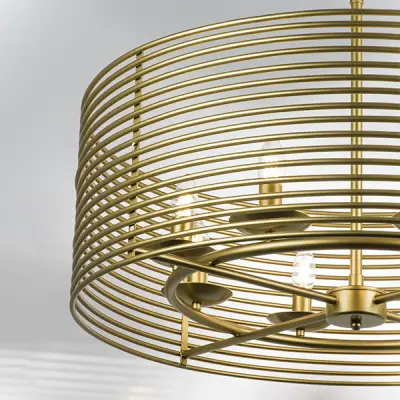 728083 Люстра ZETA 8х40W E14 ЗОЛОТО Lightstar