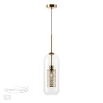 4940/1 PENDANT ODL22 467 античн.бронза/металл/прозрачный/стекло Подвес E27 1*40W CLOCKY
