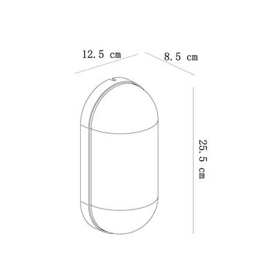 Уличный настенный светильник Arte Lamp MARFIK A2481AL-1GO, 1хE27