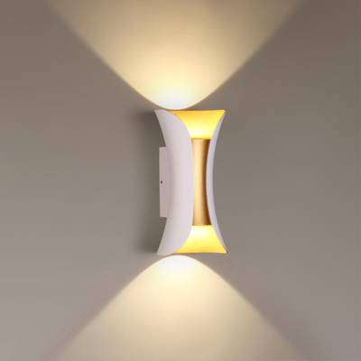 3886/6WG HIGHTECH ODL20 387 бел/золот/металл Настен.светильник LED 4000K 6W 220V IP54 KRISTA