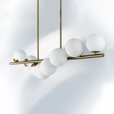 815183 Люстра CROCO 8х40W E14 ЛАТУНЬ Lightstar