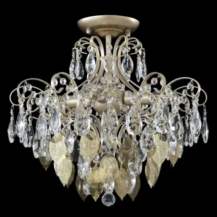 Светильник потолочный Crystal Lux ESMIRALDA PL4 GOLD 0523/104