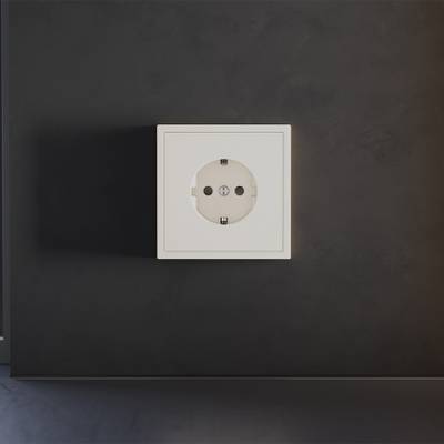 VLS000713 Накладка для розетки с заземлением и защитными шторками, S70 (хлопок). (ТМ Maytoni)