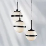 813137 Люстра GLOBO 3х40W E14 black/white Lightstar