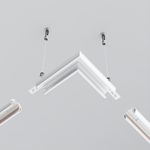 Коннектор угловой для круглого низкопрофильного шинопровода Exility, TRAM034CL-R-41W. TM Maytoni