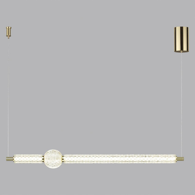 5008/28L L-VISION ODL24 571 золотой/металл/акрил Подвес LED 28W 4000K 2340лм CRYSTAL