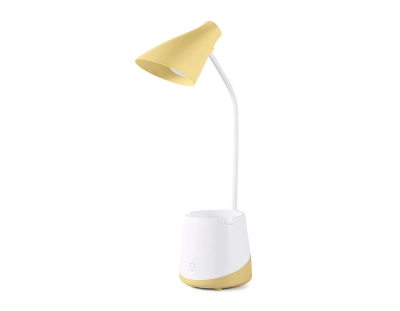Светильник светодиодный настольный DE564 YL/WH желтый/белый LED 3000-6000K 5W