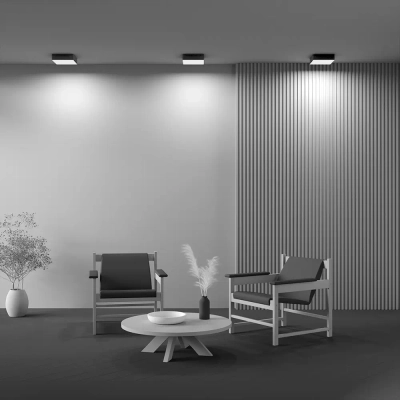 Потолочный светильник Зон / Zon 24 Вт 3000 К 120°, C032CL-24W3K-SQ-B. TM Maytoni