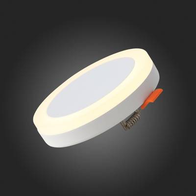 ST104.502.06 Светильник потолочный Белый LED 1*6W 3000K 468Lm Ra&gt;80 120° IP20 D110xH20 170-240V