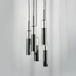 756057 Люстра CILINO 5х40W GU10 MATT BLACK Lightstar