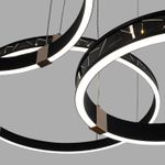 Подвесная люстра Arte Lamp SHINE A2222SP-3BK, 1хLED