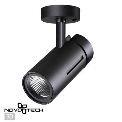 358597 OVER NT21 220 черный Светильник накладной светодиодный IP20 LED 4000K 30W 175-245V DEP