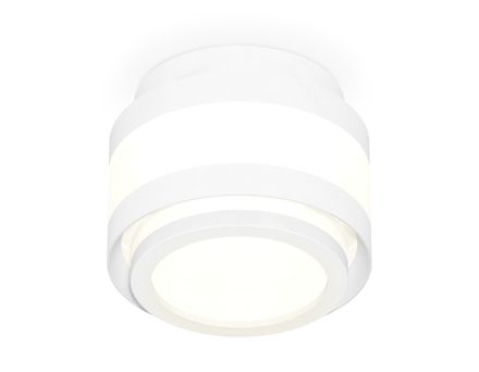 Комплект накладного светильника с акрилом XS8418002 SWH/FR белый песок/белый матовый GX53 (C8418, N8412)