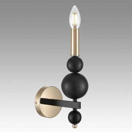 8106/1W MODERNI LN26 130 черный/золото, металл Бра E14 1*40W 220V NANA