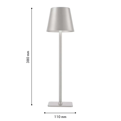 Настольная лампа Pyari 4617-1T, LED*3.5W, 265LM, 4000K, touch dimmer. ТМ F-Promo