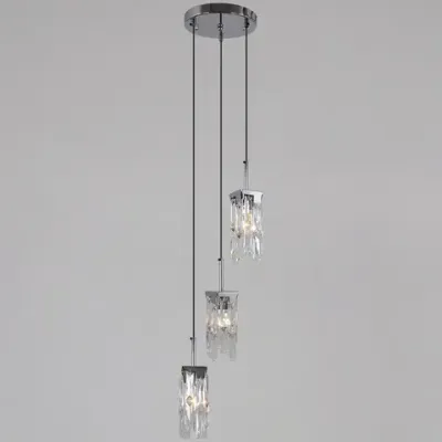 IL3600-3PSQ-26 CR DS светильник потолочный ILLUMICO, E14х3