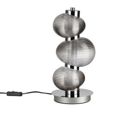 5096/12TL L-VISION ODL25 361 хром/дымчатый градиент/металл/стекло Настольная лампа LED 12W 4000K 1351Лм BRUCO