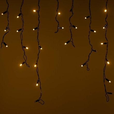 Светодиодная гирлянда ARD-EDGE-CLASSIC-2400x600-BLACK-88LED-FLASH Warm/Warm (230V, 6W) (Ardecoled, IP65)