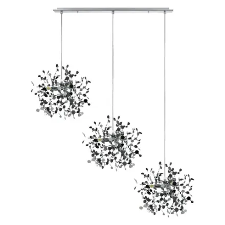 L3PL721134 Подвес тройной линейный EXTRA 3x3x5W(led) G9  (721134 - 3 + 572124 -1) ХРОМ Lightstar