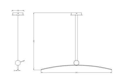 Подвесной светильник Arte Lamp ARNO A3362SP-25BK, 1хLED
