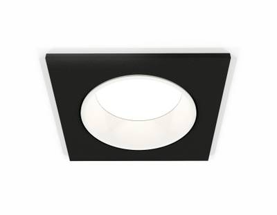 Комплект встраиваемого светильника XC6521001 SBK/SWH черный песок/белый песок MR16 GU5.3 (C6521, N6110)