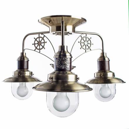 Потолочная люстра Arte Lamp SAILOR A4524PL-3AB, 3хE27