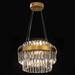 Citilux Sheldon CL339143 LED Люстра хрустальная с пультом Бронза