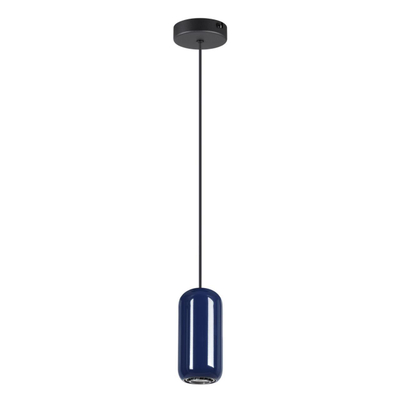 5053/1E PENDANT ODL24 375 черный/синий/металл Подвес GU10 LED 4W OVALI