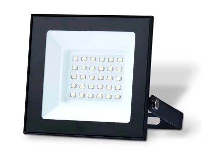 Прожектор светодиодный ST8016 BK черный IP65 LED 6500K 30W 116*105*26